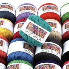 브랜드얀 모칠라코튼 가방소품 뜨개실, 1개, 32베이지