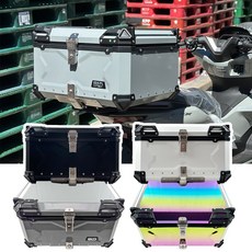 오토바이 탑박스 블랙독 알루미늄 탑박스 55L 65L 85L 100L 배달통 pcx nmax xmax 포르자 탑박스 알탑, 블랙