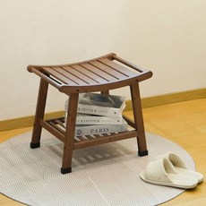 원목 욕실의자 방수 샤워 벤치 편백나무 찜질방, 1