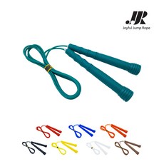국내산 JJR줄넘기 PVC 스피드줄넘기 JJR-330SP 다이어트용 안심제품, 흰색