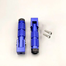 클립 자전거 오토바이 범용 페달과 전기 자동차 접이식 CNC 페달, [04] Peda  Blue, 1개