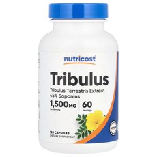 Nutricost 트리블러스 캡슐 120정(캡슐 1정당 750mg) NCS-57276, 240 개