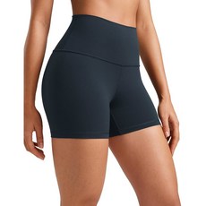 CRZ 요가 버터럭스 바이커 반바지 하이웨이스트, True Navy, XXSmall, 1개