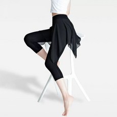 라인댄스 쉬폰 치마레깅스 연습용 무용 팬츠 의상 사교