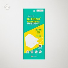 SCS 닥터프레시플러스 KF94 중형 흰색 3D입체 MB필터 개별포장 방역용 3중필터