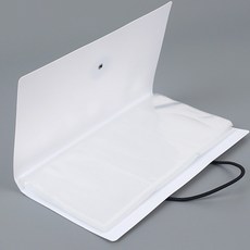 더라움몰 밴딩형 포토카드 앨범 케이스 밴드앨범, 240칸 - 화이트