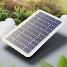 고속 충전 듀얼 태양광 패널 하이킹 캠핑 USB 5V 방수 휴대용 휴대폰 보조 배터리 분리형 접이식, small 5w, 1개