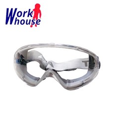 【Work house】ACEST M70CVR 舒適防霧護目鏡 可戴近視眼鏡 灰x黑, 1個