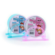 햄스터 휠 물레방아 운동기구 발빠짐방지 플라스틱 쳇바퀴 햄스터놀이터, 1개