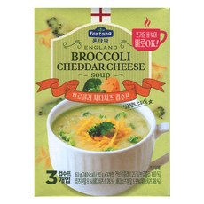 폰타나 잉글랜드 브로콜리 체다치즈 컵수프, 60g, 6개