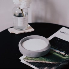 煙灰缸 哈利的敘思盆 水泥 菸灰缸 居家用品 民宿 飯店 飾品盤 收納 台東出貨, 1個, 白砂100克（2入）