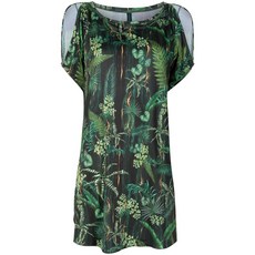 리지아앤내니 나뭇잎 프린트 튜닉