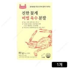 [홈쇼핑] 진한 꽃게 비법 육수 분말, 1박스, 80g