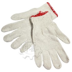 ＊中崙五金【附發票】棉紗手套 工地手套 棉質手套 單一尺寸 灰色 / 白色 二款顏色 (10包), 白色 (10包), 1個