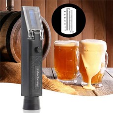 당도측정계 과일 측정 주방용 A53QBlack 굴절계 맥주 Brix 설탕 알코올 측정기 030%1.0001.120 SG 비중 휴대용 도구 습도계 테스터, Black