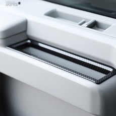 PV5 호환 튜닝 용품 도어포켓, 유광카본톤, 2개