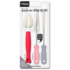 hibee 3入組 海綿隙縫刷/茶壺嘴刷/吸管刷, 1個