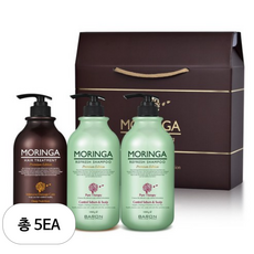 바론 프리미엄 모링가 헤어 2종 선물세트 E, 5세트