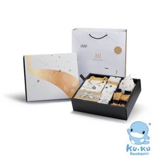 酷咕鴨 KUKU PLUS 十二星座懶人包巾禮盒16件組，新生兒禮盒，寶寶包巾，彌月送禮首選