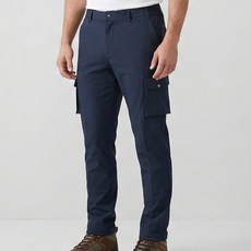 김영주골프 남성 카고 울트라 스판 팬츠 5501 허리 밴드 편한 데일리 스트레치 바지 봄 여름