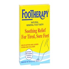 Queen Helene 풋테라피 내추럴 미네랄 풋 배스, 28g, 3개입, 1개입