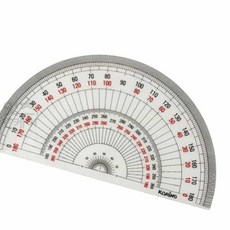 많이많이 반원분도기 Ø18cm 각도계, 1개