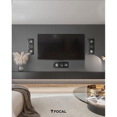 沐耳 法國 Focal 1000 IWLCR6 次旗艦崁入式三音路鈹高音揚聲器 主聲道/中央聲道 家庭劇院