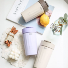 Centto 첸토 포밍블러 스마트텀블러 물가열 보온 스팀 우유거품기까지 밀크프로더 일체형 여행용커피포트, 1개