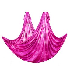 6 米新款空中瑜伽鞦韆吊床面料反重力梯形絲綢用於柔韌性和倒立治療鍛煉健身器材, 馬利克