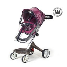 맘네스트 스토케 익스플로리 유모차 전용 방한 방풍 손잡이 바퀴커버 유모차방한/방풍커버, 익스-4계절-레인(투명), 1개