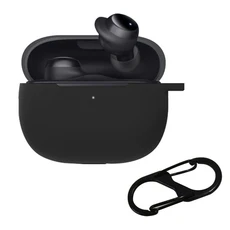 샤오미 호환 레드미 버드 3 라이트 케이스 레드미 버드 3 용 액체 실리콘 이어폰 케이스 버즈 3 라이트 유, 01 검정색