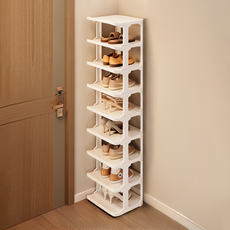 루만 공간활용 틈새 현관 신발장 정리대, 9단, 화이트