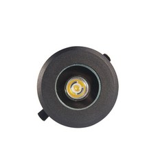 블랙 LED 지하 조명 3W 지상 정원 경로 플로어 램프 야외 매장 마당 풍경 85 265V DC12V, 1개