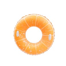 加厚泳圈 水上休閒用品 戲水 海邊, 1個, 120CM柳橙把手泳圈