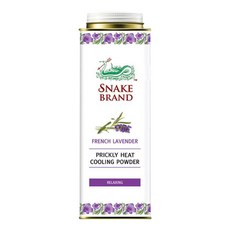 SNAKE BRAND 蛇牌 爽身粉/痱子粉 紫色薰衣草 大罐 (泰國), 280g, 1個
