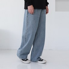 한 정 수 량 벤티브 남자 데님와이드핏 캣샌드 M~4XL 빅사이즈 워싱 데님 팬츠