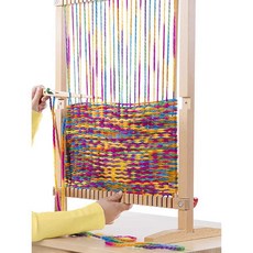 위빙틀 베틀 책상용 마크라메 직기 소형 위빙룸 미니, 1개