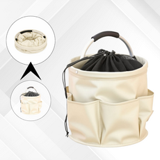 보나룸 접이식바구니 폴딩바스켓 휴대용 캠핑바구니, 화이트, 1개, 1단