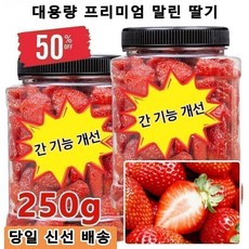 프리미엄 말린 딸기 동결건조 과일 딸기 250g 건딸기칩 말린딸기 대용량, 250gx1개만