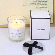 JOYFEN 香氛蠟燭，享受好時光，室內持久散香, 1個, 自用款普通包裝,日本柿子