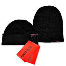 K2 safety 버닝 비니 남자, 블랙+블랙