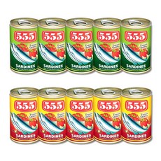 필리핀 555 사딘스 레드(5) 그린(5) 세트 555 Sardines Green & Red Set