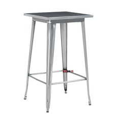 아일랜드 식탁 의자 철제 원목 등받이 홈바 카페 높은 바스툴, 메탈릭60x60x105cm+스틸탁상, 메탈릭60x60x105cm+스틸탁상