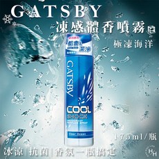 GATSBY舒涼制汗噴霧冰漩爽身噴霧凍感體香噴霧多款選擇夏日外出必備清涼爽身涼感噴霧, 1個, 凍感體香噴霧(急凍海洋)