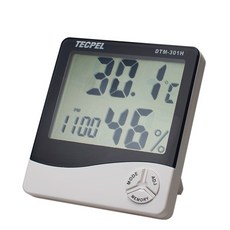 TECPEL DTM-301H 大型顯示溫濕度計, 1個, 公司用戶請留公司完整名稱, N/A, 公司用戶