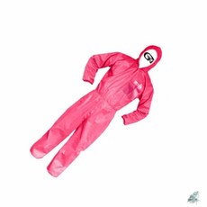 별봄샤인 PP 원피스 작업복 2XL 1EA 핑크색 연구실