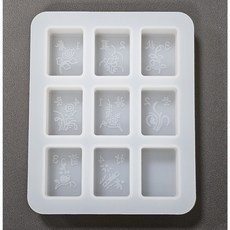 瑤瑤馬手作 磨砂麻將模具 36號 加厚不易變形 台灣電動麻將機規格 滴膠專用, 1個, 花