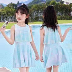 兒童泳衣 女童分體泳裝 可愛韓版女孩套裝