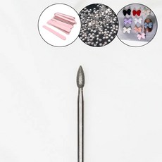 샤이니 물방울 네일 케어비트 +파츠30알, 1개, 실버