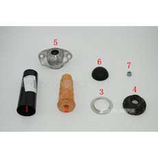 小賴汽車 VW Golf 4 Bora Beetle Fabia Polo 後避震器防塵套修理包 全新, 1個, 2號